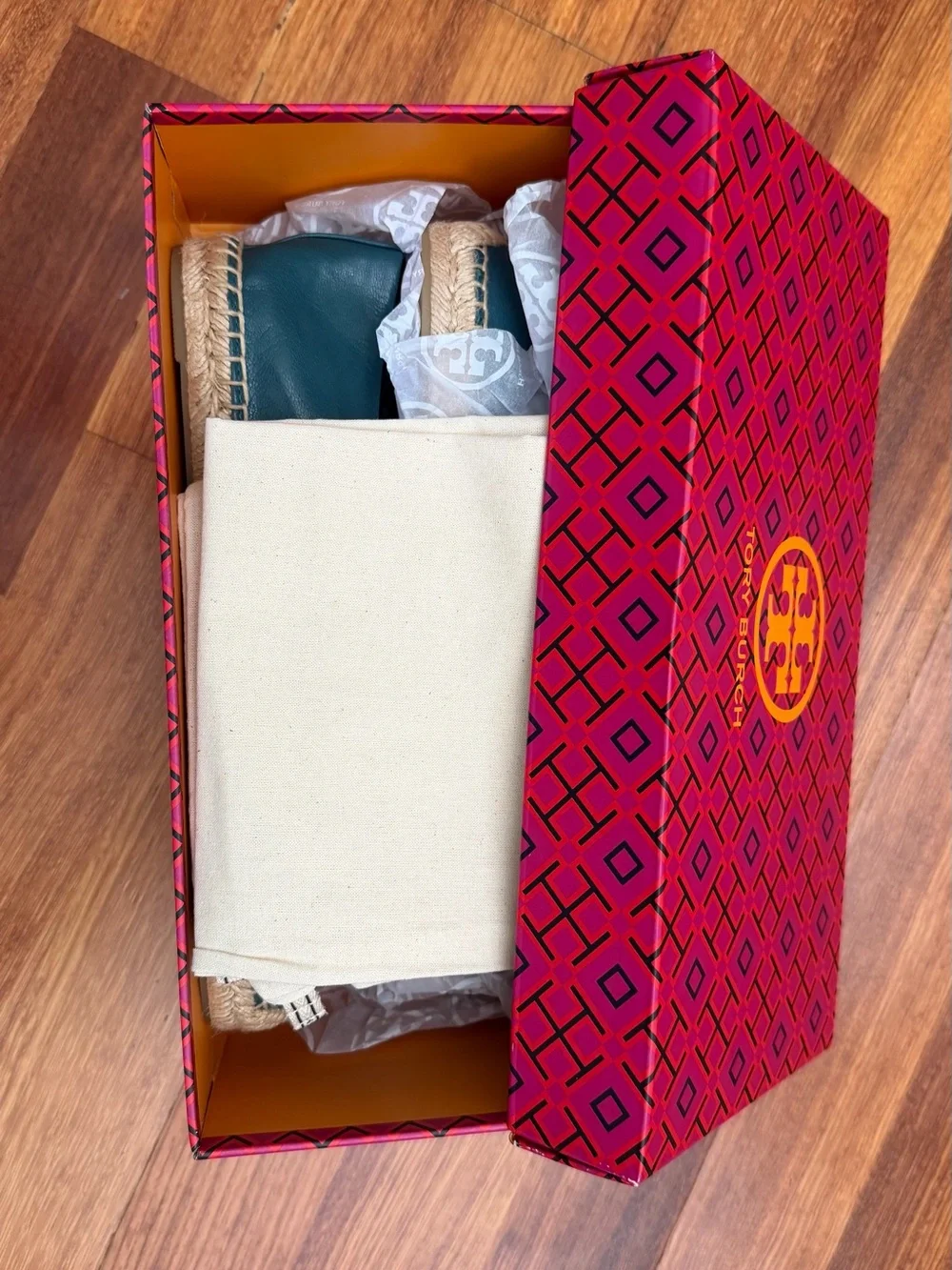 Tory Burch leather espadrille
